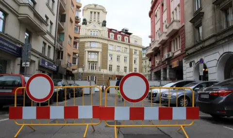 Въвеждат временна организация на движението в центъра на София заради ремонт на трамвайни релси - 1