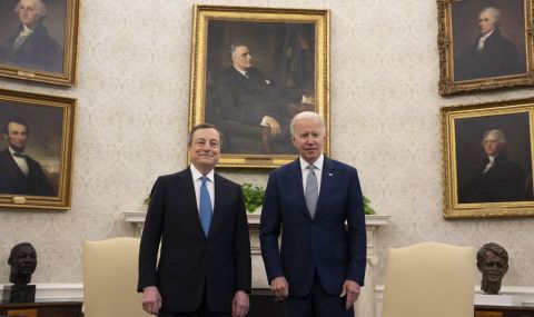 Драги и Байдън единни срещу Русия  - 1