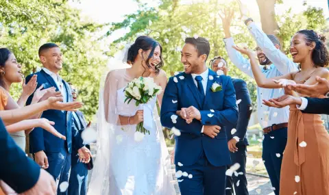 Двойка случайно откри холивудска звезда на СНИМКА от сватбата си - 1