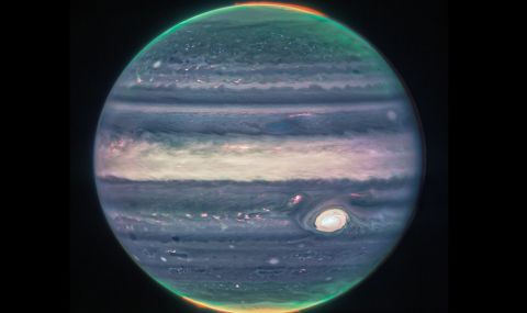 Телескопът "Джеймс Уеб" засне невиждани досега гледки от Юпитер (СНИМКИ) - 1