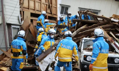 95 са вече загиналите при земетресението в Япония ВИДЕО - 1