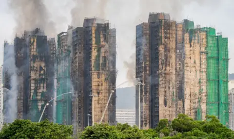 Властите в Хонконг предупредиха световните медии да не свързват скорошния пожар с днешните избори