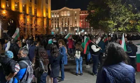 Two protests in Largoto in Sofia because of the elections  - 1