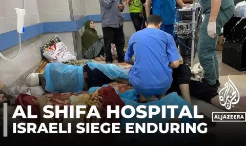 СЗО алармира за "кървава баня" в болница "Ал-Шифа" в Газа - 1