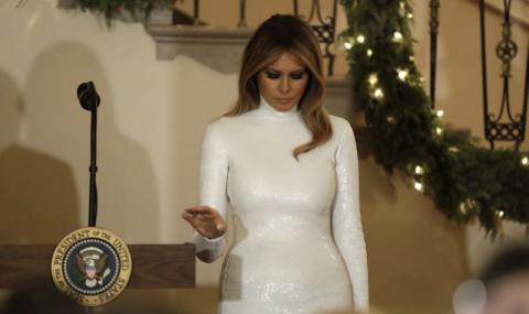 Мелания Тръмп честити Нова година със СНИМКА по халат - 1