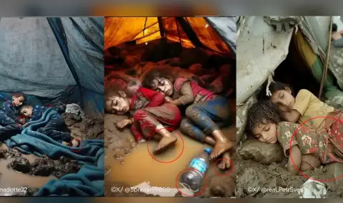 Проверка на фактите: тези снимки на деца от Газа са фалшиви - 1