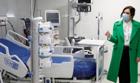 Нова инфекциозна болница в Мадрид поема всички пациенти с COVID-19  - 1