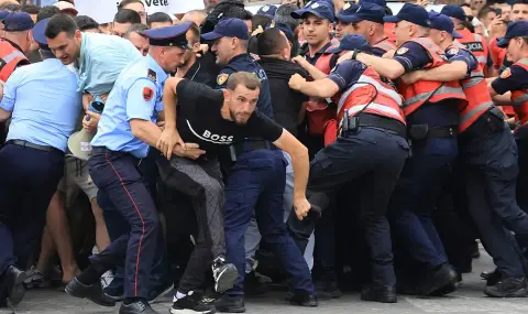 Albania: Protests and Arrests in Tirana  - 1