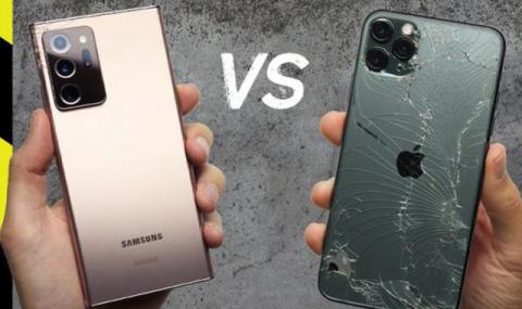 Кой е по-здрав: Samsung Galaxy Note 20 Ultra или Apple iPhone 11 Pro Max? (ВИДЕО) - 1