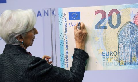 20 и 50€ - най-често фалшифицираните евробанкноти и през 2020 година - 1