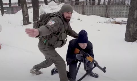 Американци и грузинци подготвят украински цивилни за война (ВИДЕО) - 1