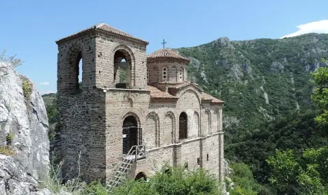 Кола падна в пропаст край Асеновата крепост и се стовари върху дърво - 1