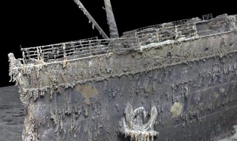 Подробен 3D модел на потъналия Титаник - 1