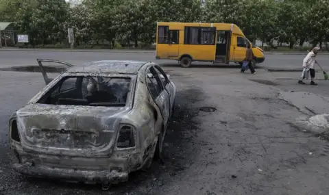 Пожари и осем ранени при руска атака срещу Киев с ракети и дронове - 1