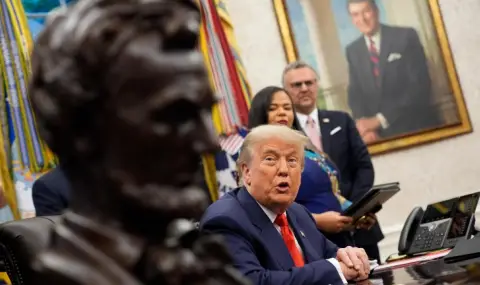 "Болни мозъци искат да ме унижат" - Тръмп отрече за план Иран да получи $30 милиарда, ако спре да обогатява уран - 1