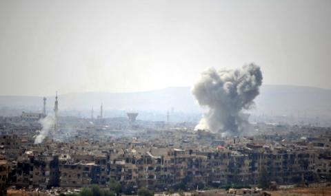 Ракетни удари срещу бази в Сирия - 1