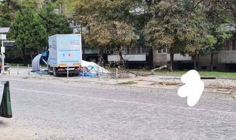 Камион се вряза в спирка в София, загина младо момиче - 1