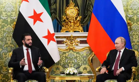 Сирийският лидер Ахмед Шараа потвърди пред Путин спазването на споразуменията с Русия - 1