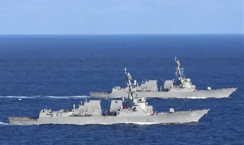 Два разрушителя на ВМС на САЩ опитаха да преминат през Ормузкия проток  - 1