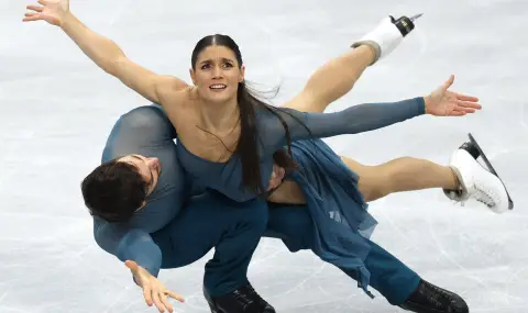 Нов френски дует триумфира при танцовите двойки на Евро 2024 по фигурно пързаляне - 1