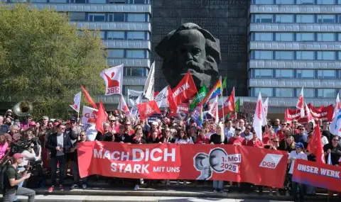 В Германия поискаха оставката на Мерц, над 360 000 души участваха в демонстрации за Първи май