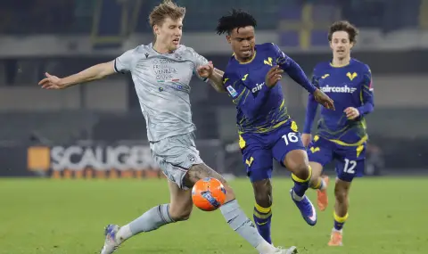 Удинезе триумфира над Верона като гост и се изкачи в класирането на Серия А - 1