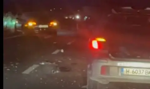 Има пострадали в тежката катастрофа край Ахелой, която блокира за часове пътя Бургас – Слънчев бряг ВИДЕО