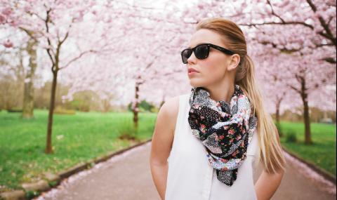 Супер ВИДЕО с идеи как да носите шал през пролетта - 1