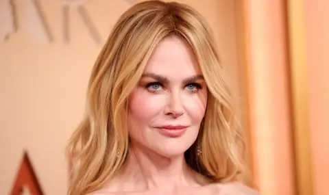 Никол Кидман втрещи с визията си в Лас Вегас (СНИМКИ) - 1