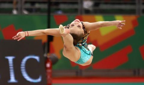 Първи медал за България от Световното по художествена гимнастика в София - 1
