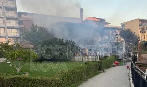 Пожар избухна в ресторант в Созопол, евакуираха летовници 