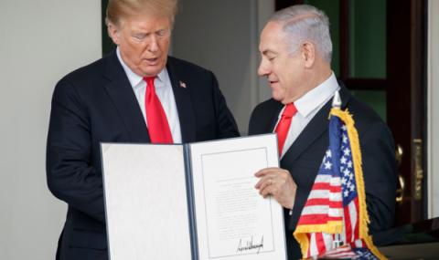 Тръмп призна Голанските възвишения за израелски - 1