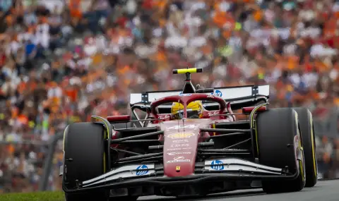 Ферари блести на "Монца": Хамилтън и Льоклер доминират в първата тренировка - 1