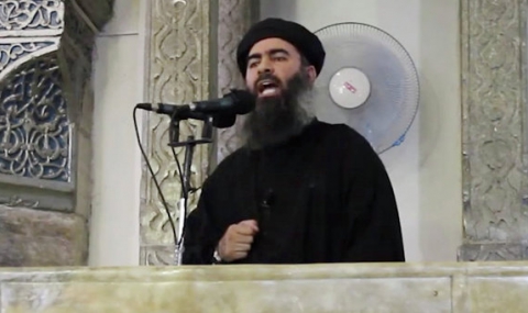 Иракски самолети удариха конвой на лидера на ИД - 1