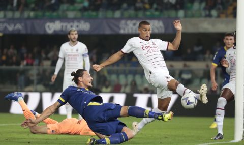 Милан се поизмъчи но победи Верона в Серия А - 1