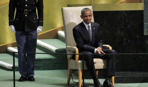 Обама закъсня за речта си пред ООН - 1