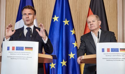 Макрон и Шолц дискутираха реформата на пазара на електроенергия в ЕС - 1