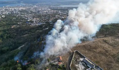 Големият пожар край варненското село Каменар е локализиран