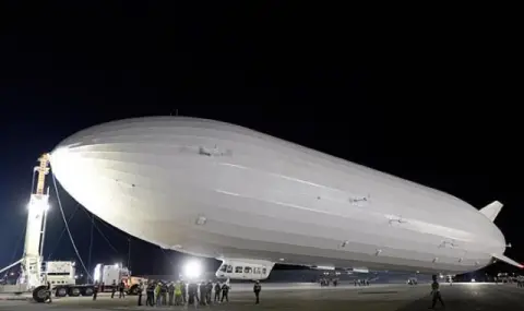 Най-големият дирижабъл в света е готов да полети (ВИДЕО) - 1
