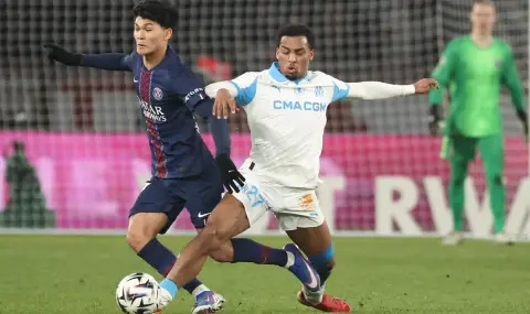 Пари Сен Жермен с обрат срещу Монако в зрелищен сблъсък от Шампионската лига - 1