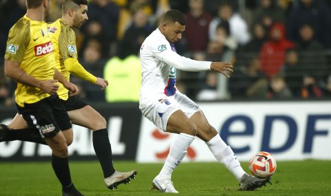 Мбапе вкара 5 гола на полуаматьори за Купата на Франция - 1