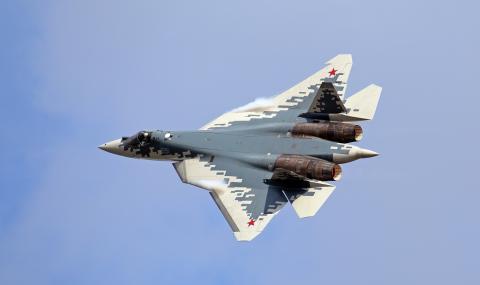 Руски изтребител Су-57 се разби в гората - 1
