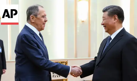 Chinese President Xi Jinping and Russian Foreign Minister Sergei Lavrov hold meeting in Beijing  - 1