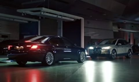 Стара "седмѝца" са заяжда с най-новото BMW (ВИДЕО) - 1