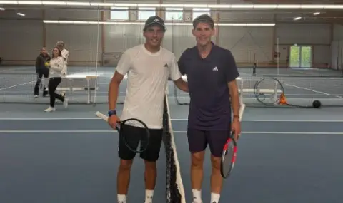 Иван Иванов получи признание от Адидас след тренировка с Доминик Тийм - 1