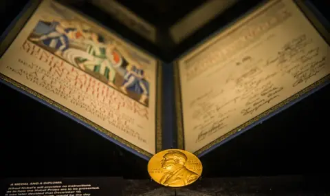 Не е Тръмп! Венецуелската опозиционна лидерка Мария Корина Мачадо е носителят на Нобеловата награда за мир за 2025 г. - 1