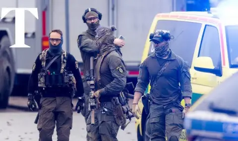 Полицията застреля мъж, атакувал къща в шведския град Буден, открит е труп на жена