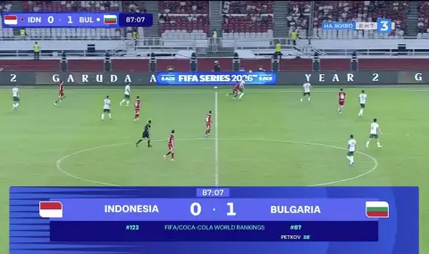 България победи домакините и си тръгва с купа от турнира „FIFA Series 2026” в Индонезия - 1