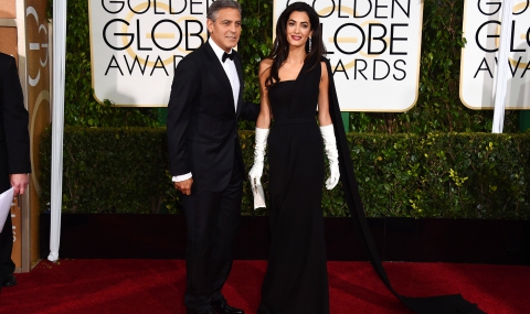Джордж Клуни на Златните глобуси: И аз съм Шарли Ебдо - 1