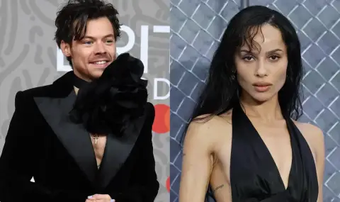 Хари Стайлс и Зоуи Кравиц разпалиха слухове, че са сгодени (СНИМКА) - 1